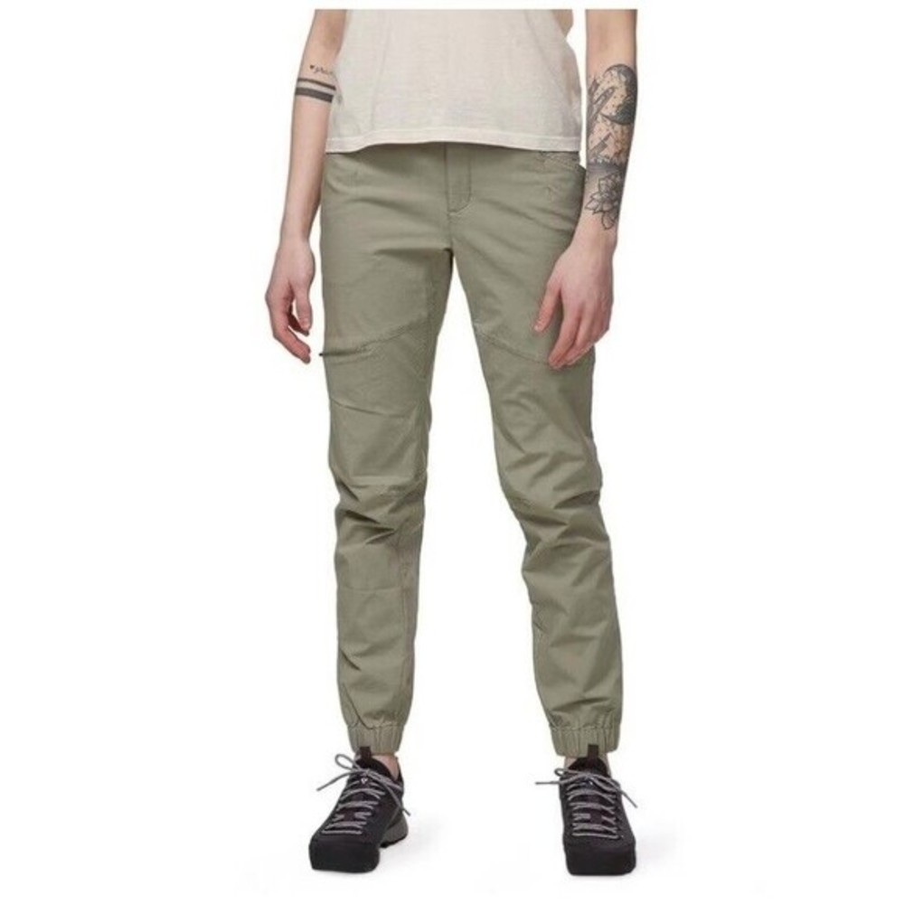 Outdoor Research Womens 10 Wadi Rum Joggers Pants Flint Green Climbing Stretch